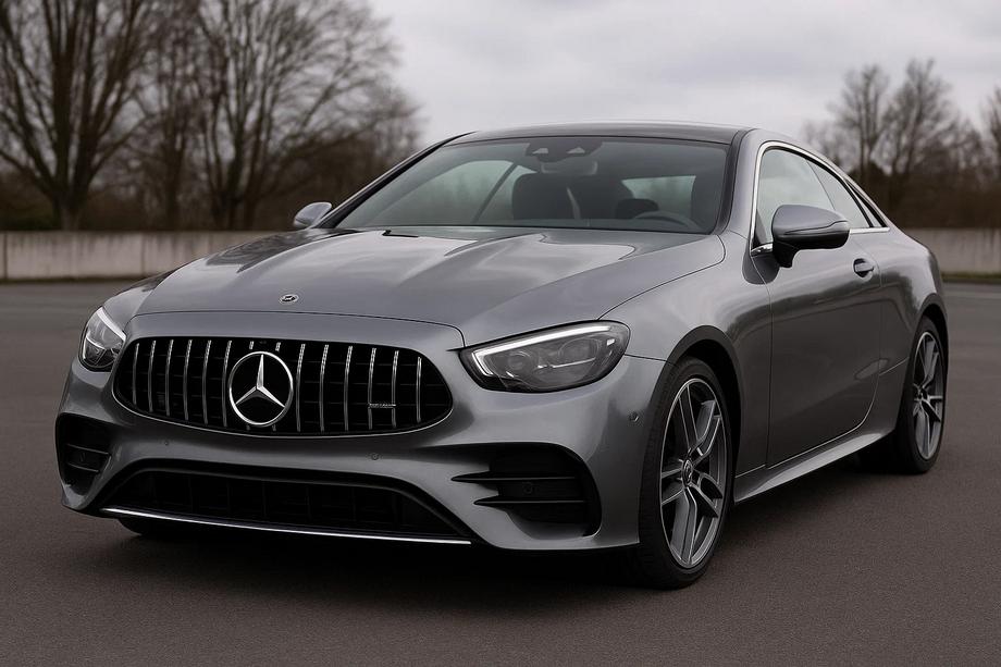 Mercedes E-class coupe C238 2016-2024 рр. Передня решітка Panamericana GT (для AMG-Line 2020-2023) Фото 1