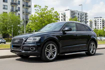 Audi Q5 2008-2017 рр. Бокові пороги RedLine V1 (2 шт., Алюміній) фото 1