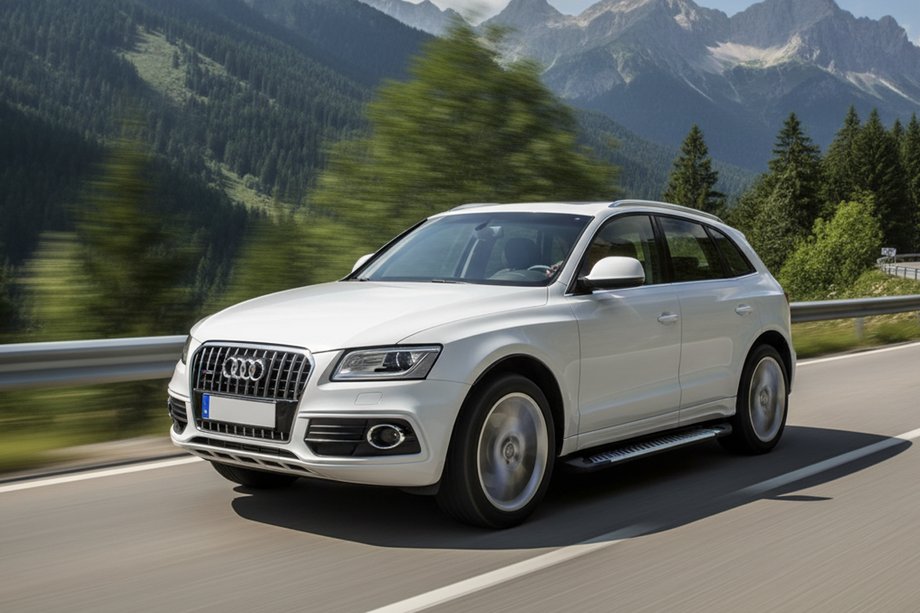 Audi Q5 2008-2017 рр. Бокові пороги Line (2 шт., Алюміній) Image