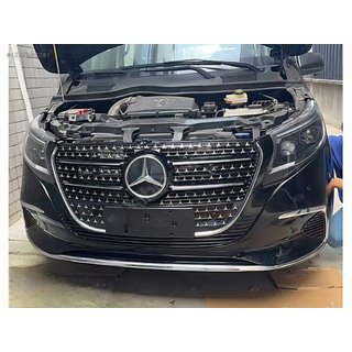 Комплект хрому для переднього бампера (2023+) Mercedes Vito/V-class W447 2014- рр. фото 2