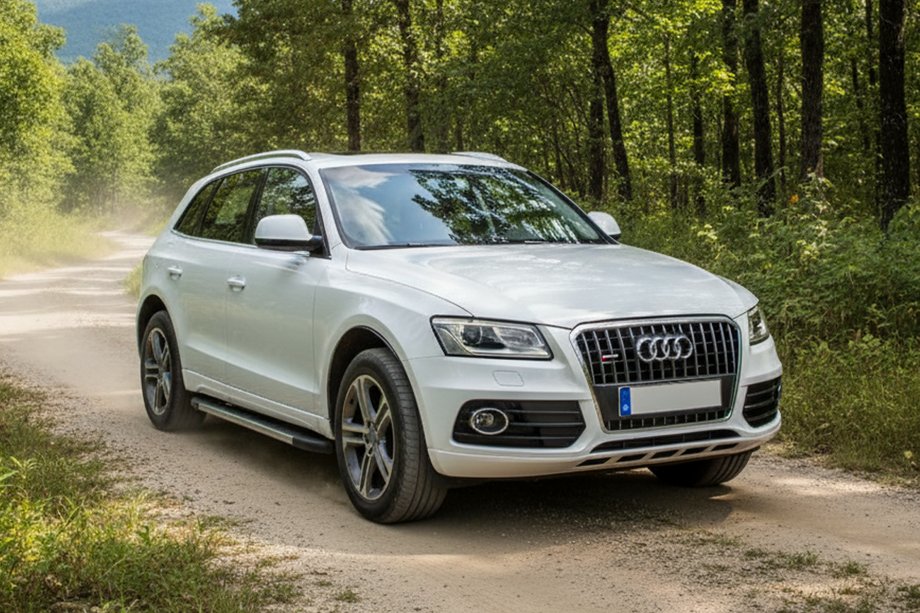Audi Q5 2008-2017 рр. Бокові пороги Duru (2 шт., Алюміній) Image