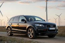 Audi Q7 2005-2015 рр. Бокові пороги Allmond Black (2 шт., Алюміній) фото 1
