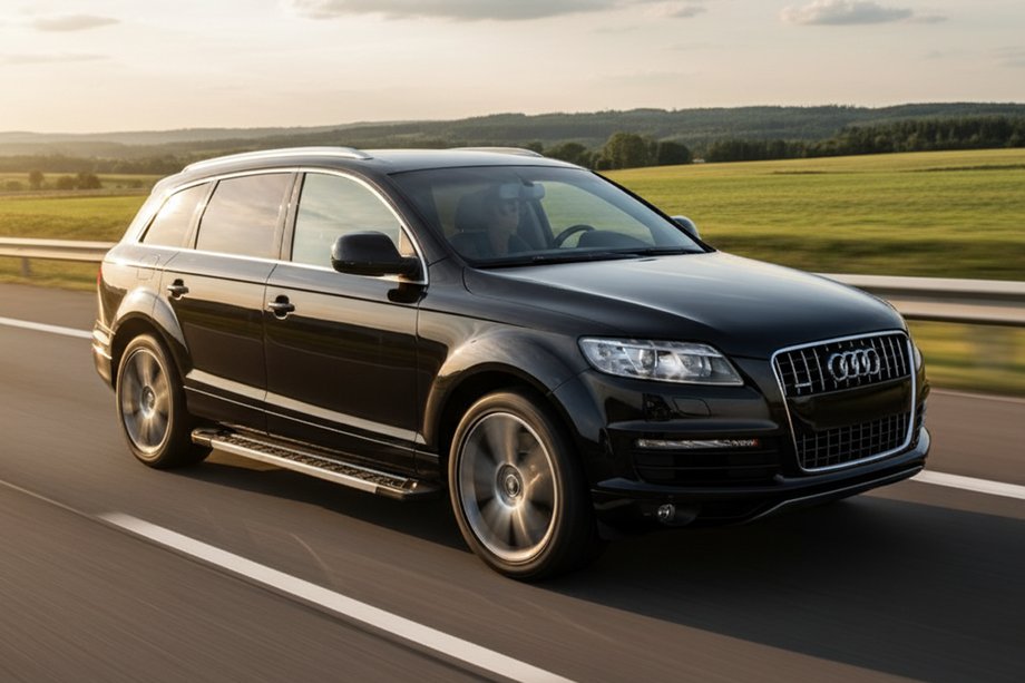 Audi Q7 2005-2015 рр. Бокові пороги RedLine V1 (2 шт., Алюміній) Image