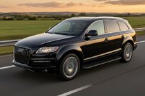Audi Q7 2005-2015 рр. Бокові пороги Bosphorus Black (2 шт., Алюміній) фото 1