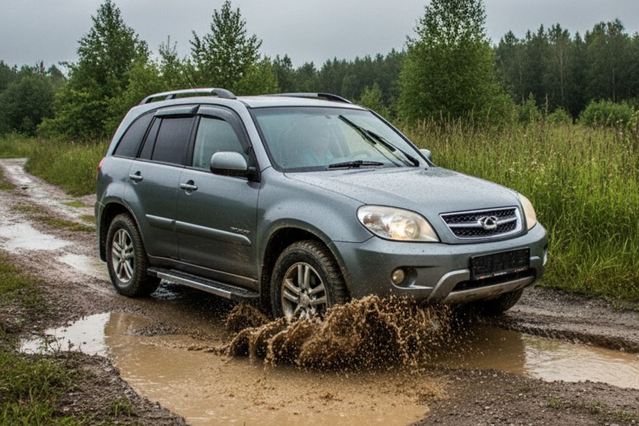 Chery Tiggo 1 2005-2016 рр. Бокові пороги RedLine V1 (2 шт., алюміній) Image