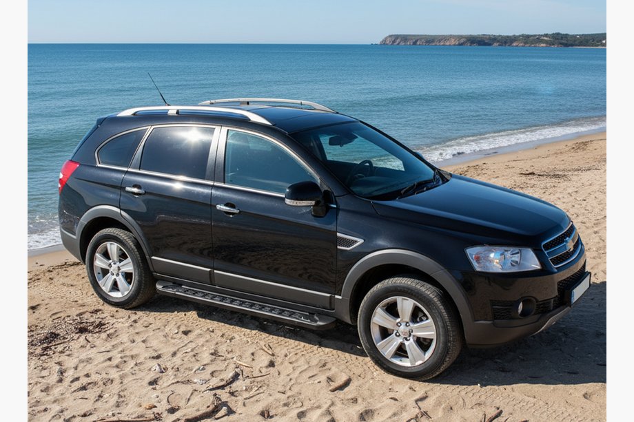 Chevrolet Captiva 2006-2019 рр. Бокові пороги RedLine Black (2 шт., Алюміній) 2006-2015 Фото 2