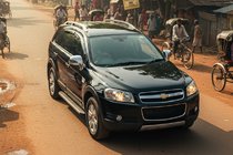 Chevrolet Captiva 2006-2019 рр. Бокові пороги Maydos V1 (2 шт., Алюміній ↗ нерж) фото 1
