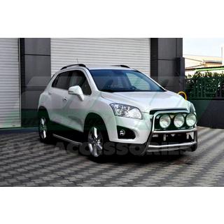 Бокові пороги Fullmond (2 шт., алюміній) Chevrolet Trax 2012-2023 рр. фото 4