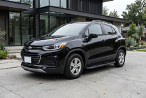 Chevrolet Trax 2012-2023 рр. Бокові пороги Bosphorus Black (2 шт., Алюміній) фото 1