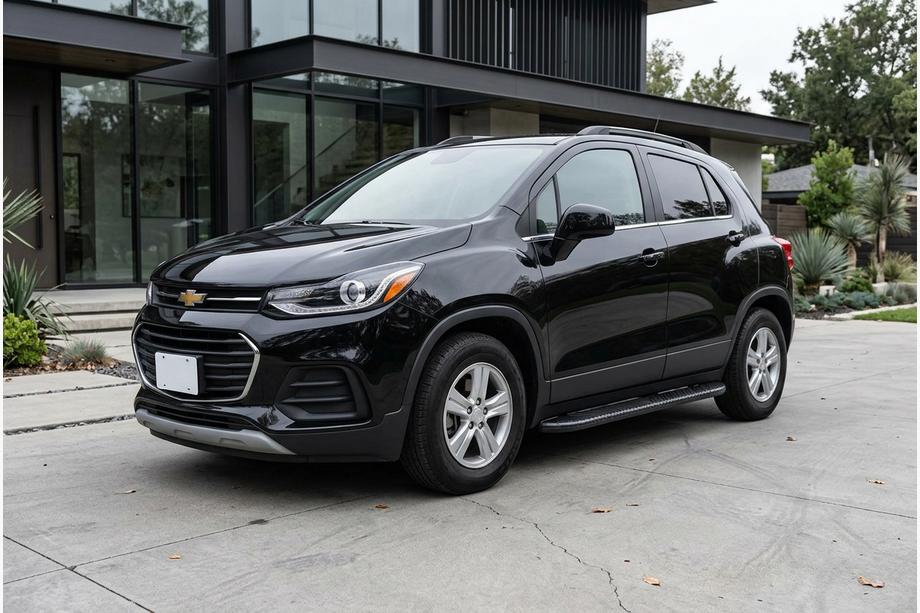 Chevrolet Trax 2012-2023 рр. Бокові пороги Bosphorus Black (2 шт., Алюміній) Image
