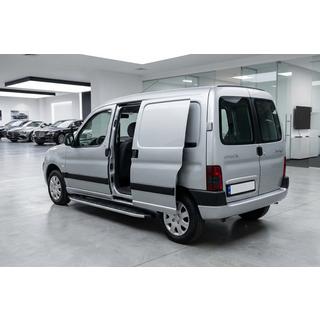 Бокові пороги Fullmond (2 шт., алюміній) Citroen Berlingo 1996-2008 рр. фото 1