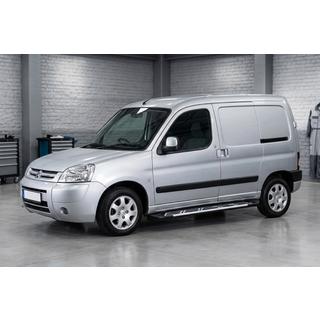 Бокові пороги Sunrise (2 шт., алюміній) Citroen Berlingo 1996-2008 рр. фото 1
