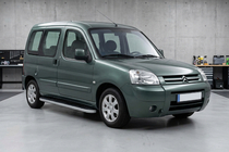 Citroen Berlingo 1996-2008 рр. Бокові пороги Tayga Grey (2 шт., алюміній) фото 1