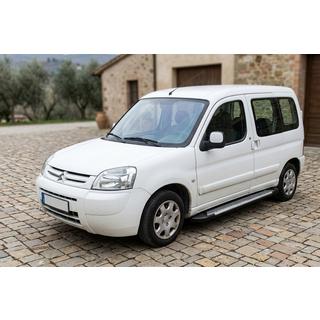 Бокові пороги Line (2 шт., алюміній) Citroen Berlingo 1996-2008 рр. фото 1