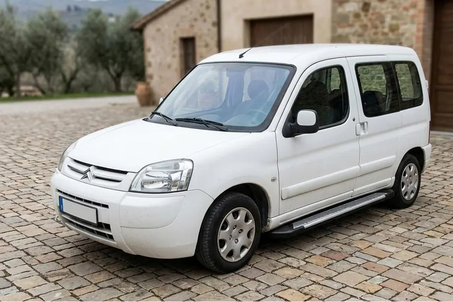 Citroen Berlingo 1996-2008 рр. Бокові пороги Line (2 шт., алюміній) Image