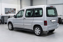 Citroen Berlingo 1996-2008 рр. Бокові пороги Bosphorus Black (2 шт., Алюміній) фото 1