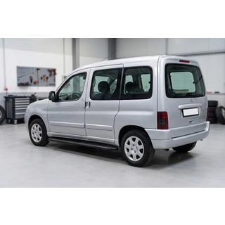 Бокові пороги Bosphorus Black (2 шт., Алюміній) Citroen Berlingo 1996-2008 рр. фото 1