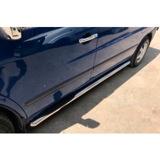 Бічні труби (2 шт., нерж.) Mercedes Vito W638 1996-2003 рр. фото 1
