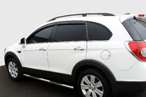 Opel Antara 2006-2017 рр. Бічні труби (2 шт., нерж.) фото 1