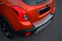 Chevrolet Trax 2012-2023 рр. Накладка на задній бампер OmsaLine (нерж) фото 8