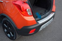 Chevrolet Trax 2012-2023 рр. Накладка на задній бампер OmsaLine (нерж) фото 7