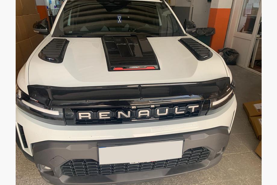 Renault Duster 2024- рр. Дефлектор капоту EuroCap Image