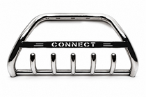Ford Connect 2002-2006 рр. Кенгурятник WT004 (нерж.) 60 мм фото 2