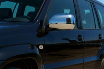 Lexus GX470 2002-2009 рр. Накладки на дзеркала (2 шт, нерж.) фото 1