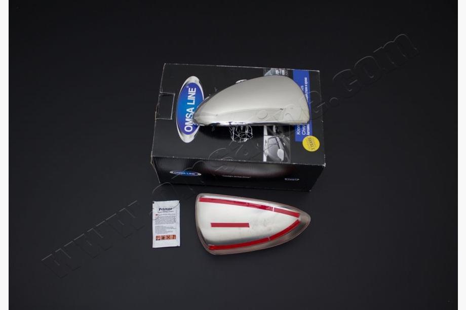 Smart 2007-2014 рр. Накладки на дзеркала (2 шт., нерж) Image