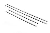 Renault Captur 2013-2019 рр. Окантовка вікон (4 шт, нерж) фото 3