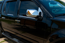 Suzuki Equator 2009- рр. Накладка на вітровички (2 шт., нерж.) фото 1