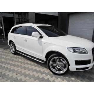 Бокові пороги OEM (2 шт., Алюміній) Audi Q5 2008-2017 рр. фото 1