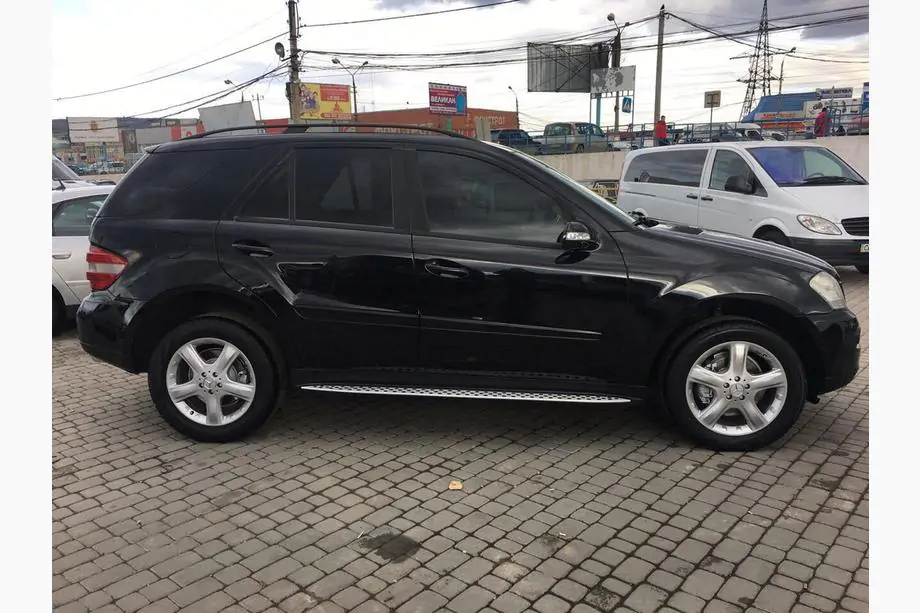 Mercedes ML W164 2005-2011 рр. Бокові пороги OEM (2 шт., Алюміній) Фото 11