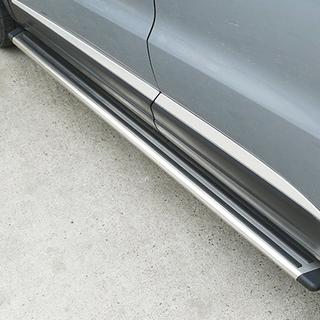 ОРИГІНАЛ! Бокові пороги (2 шт, алюм) Volkswagen Tiguan 2007-2016 рр. фото 3