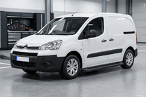 Citroen Berlingo 2008-2018 рр. Бокові пороги Allmond Black (2 шт., алюміній) фото 1