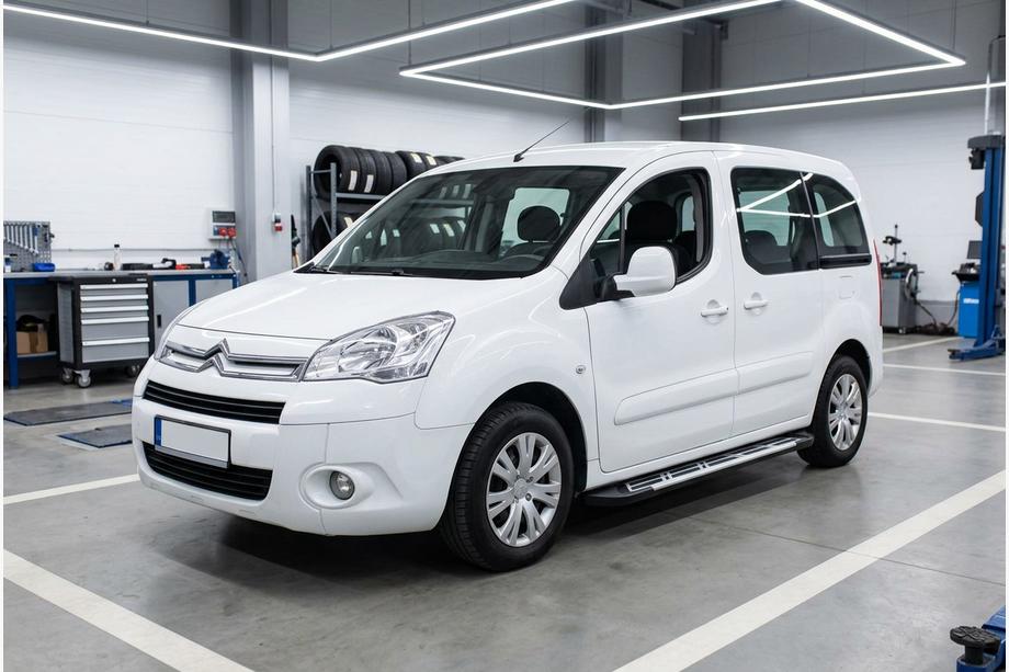 Citroen Berlingo 2008-2018 рр. Бокові пороги Sunrise (2 шт., алюміній) Image