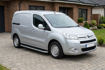 Citroen Berlingo 2008-2018 рр. Бокові пороги Tayga Grey (2 шт., алюміній) фото 1