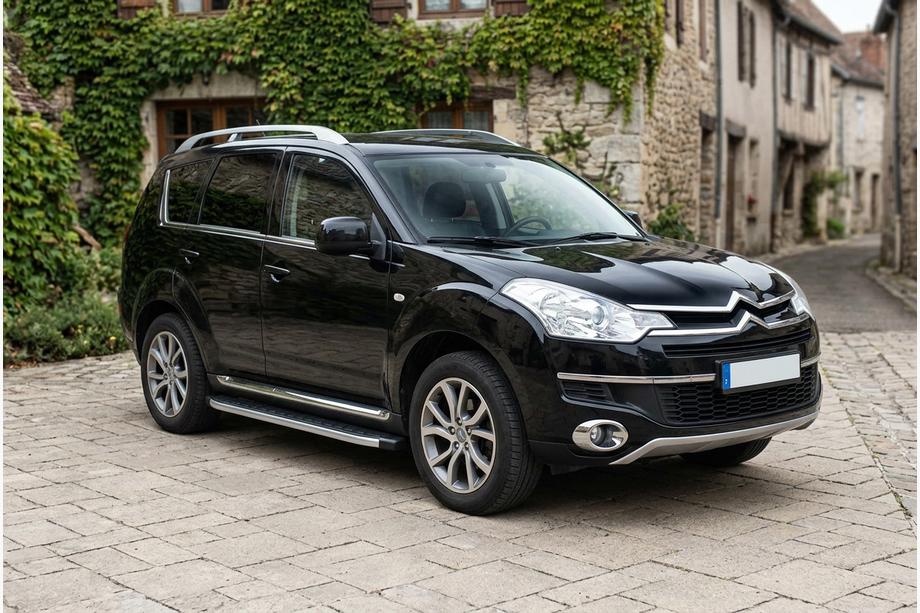 Citroen C-Crosser 2007-2013 рр. Бокові пороги Fullmond (2 шт., Алюміній) Image
