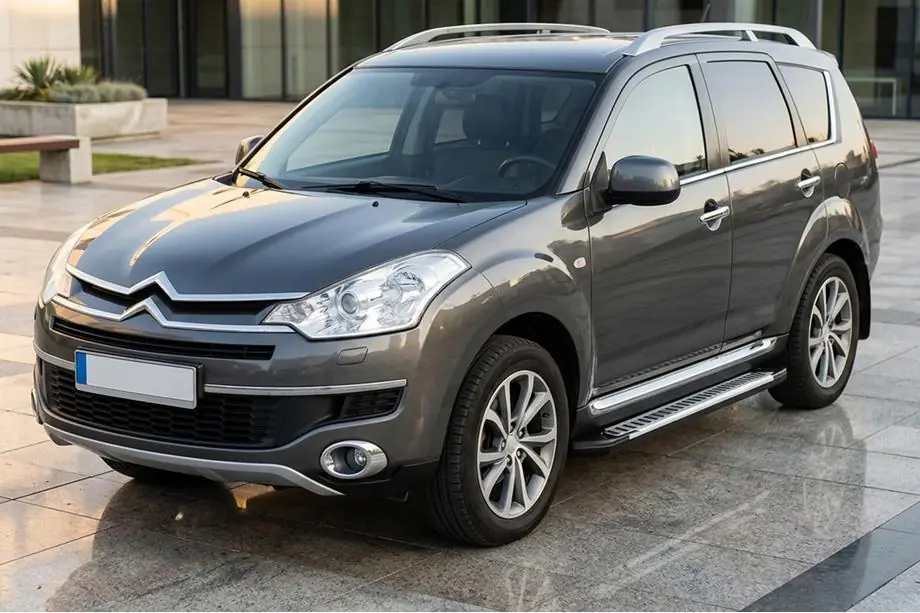 Citroen C-Crosser 2007-2013 рр. Бокові пороги Line (2 шт., Алюміній) Image