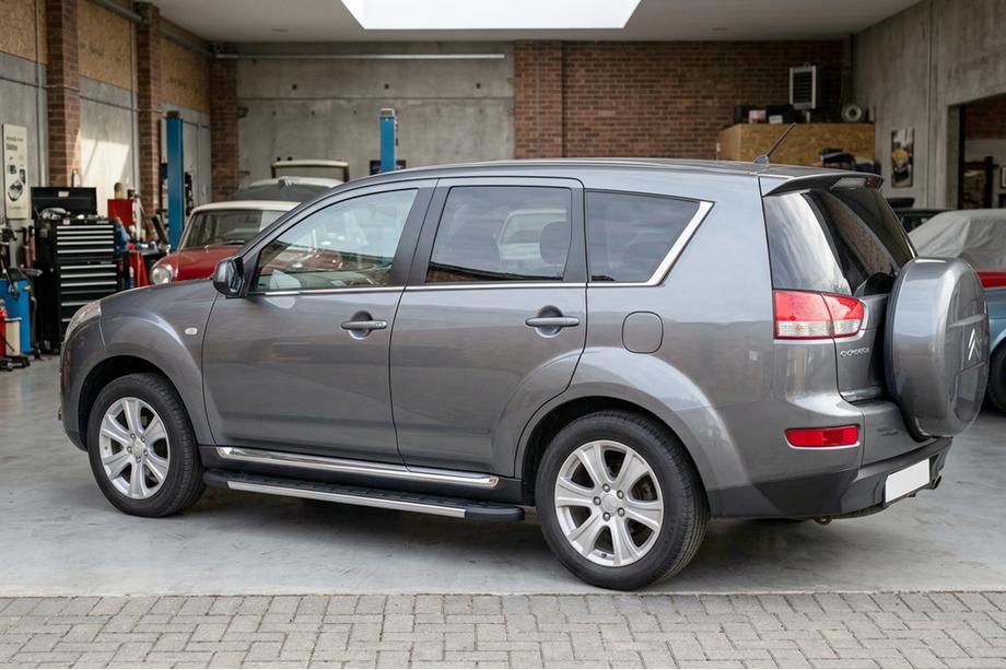 Citroen C-Crosser 2007-2013 рр. Бокові пороги Duru (2 шт., Алюміній) Image