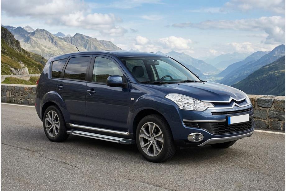 Citroen C-Crosser 2007-2013 рр. Бокові пороги Rainbow (2 шт., Алюміній) Image