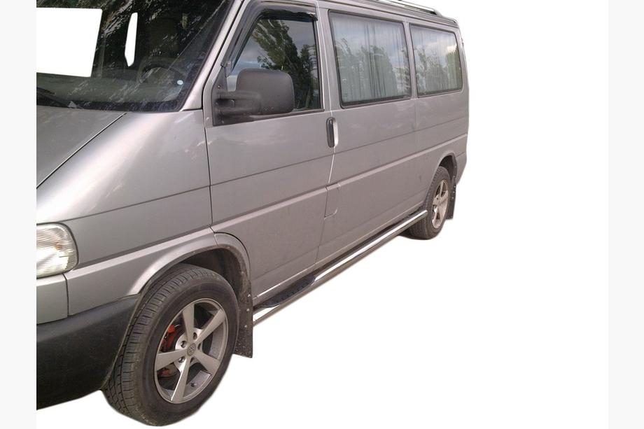 Volkswagen T4 Caravelle/Multivan 1990-2003 рр. Бічні труби (2 шт., нерж.) Image