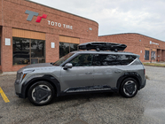 KIA EV9 Багажник (поперечини) на інтегровані рейлінги Ecem V2 120 см (2 шт) фото 15