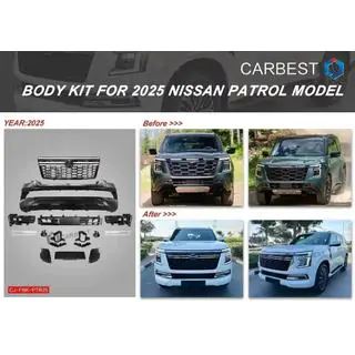 Передній бампер в зібраному вигляді High profile Nissan Armada 2025- рр. фото 2