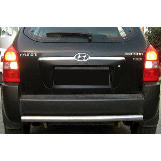 Задня дуга AK002 (нерж.) Hyundai Tucson JM 2004- рр. фото 3