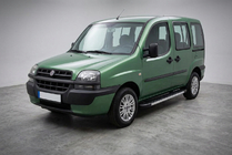 Fiat Doblo I 2001-2005 рр. Бокові пороги Duru (2 шт., алюміній) фото 1