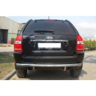 Задня дуга AK002 (нерж.) Kia Sportage 2004-2010 рр. фото 1
