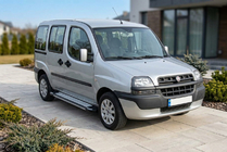 Fiat Doblo I 2001-2005 рр. Бокові пороги Rainbow (2 шт., Алюміній) фото 1