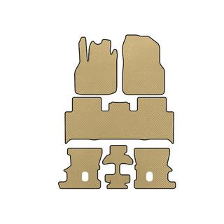 Килимки EVA (3 ряди, Бежевий) Renault Scenic/Grand 2003-2009 рр.