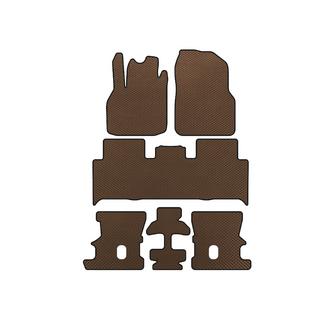 Килимки EVA (3 ряди, Коричневий) Renault Scenic/Grand 2003-2009 рр.